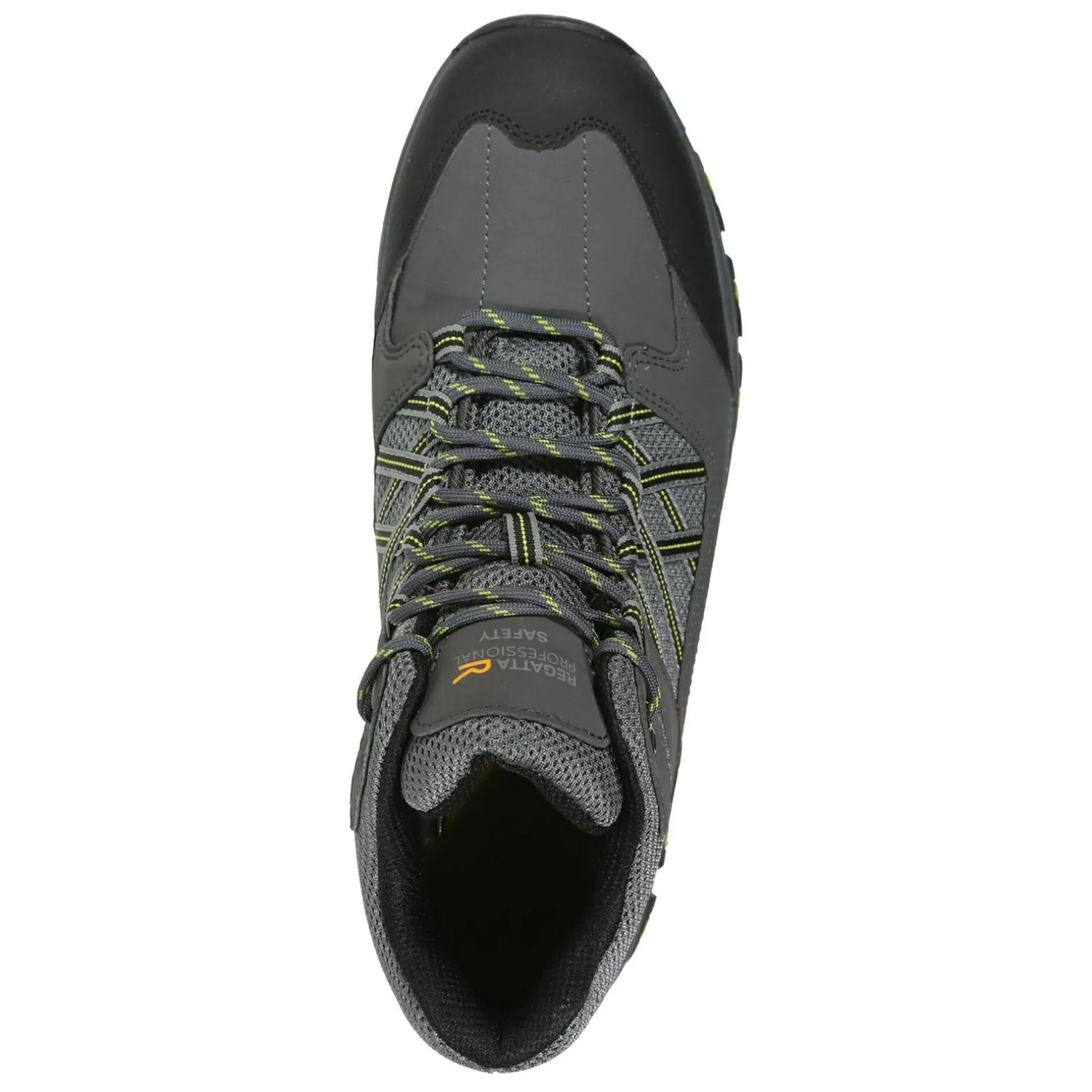 Męskie buty robocze ochronne Sandstone | Szaro-limonkowy