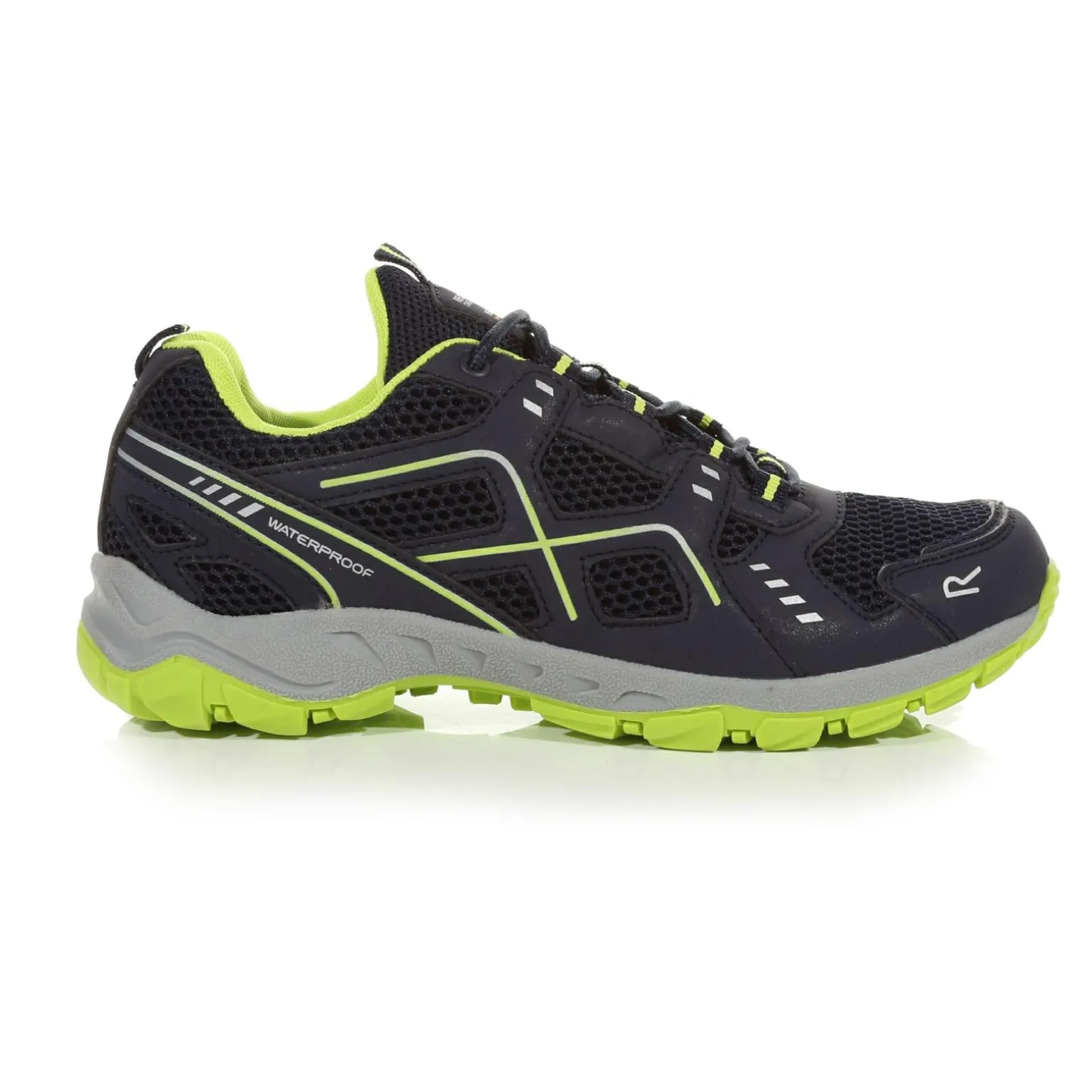 Męskie buty trekkingowe Vendeavour | Granatowo-żółty