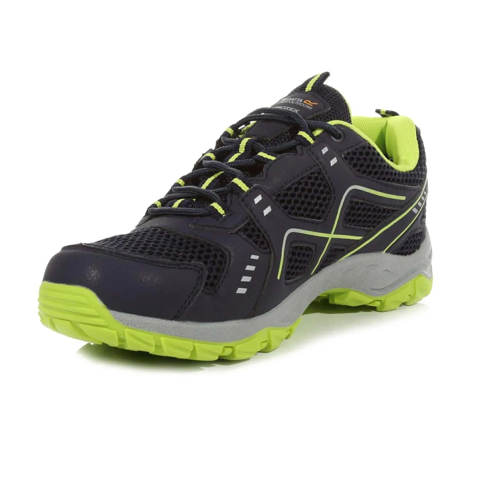 Męskie buty trekkingowe Vendeavour | Granatowo-żółty