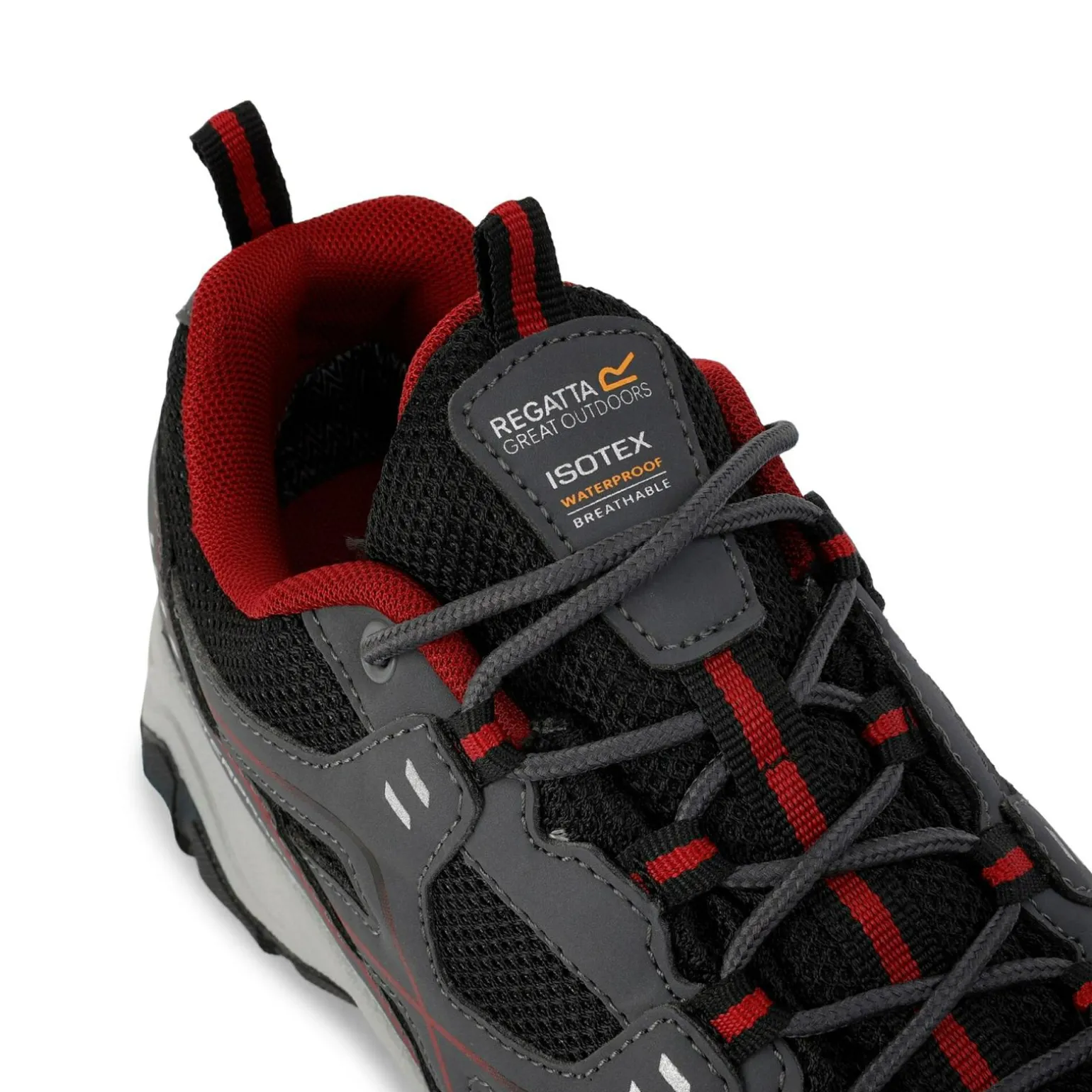 Męskie buty trekkingowe Vendeavour | Szaro-czerwony
