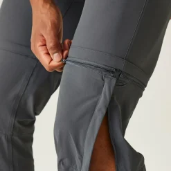 Męskie spodnie trekkingowe Xert Stretch III Zip Off | Szary