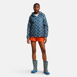 Orla Kiely - Damska kurtka kieszonkowa Summer Pack-It | Granatowy