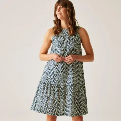 Orla Kiely - Damska sukienka Summer II | Niebieski