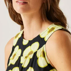 Orla Kiely - Damska sukienka Summer II | Czarny
