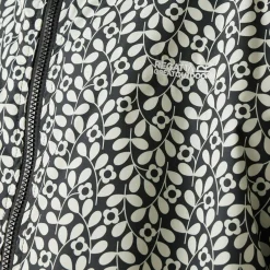 Orla Kiely - Damski płaszcz plażowy wodoodporny Changing Robe | Czarny