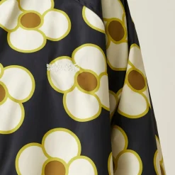 Orla Kiely - Damski płaszcz plażowy wodoodporny Changing Robe | Czarny