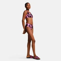 Orla Kiely - Damskie bikini odwracalne Reversible komplet | Różowy