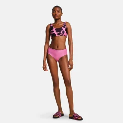 Orla Kiely - Damskie bikini odwracalne Reversible komplet | Różowy