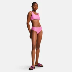 Orla Kiely - Damskie bikini odwracalne Reversible komplet | Różowy