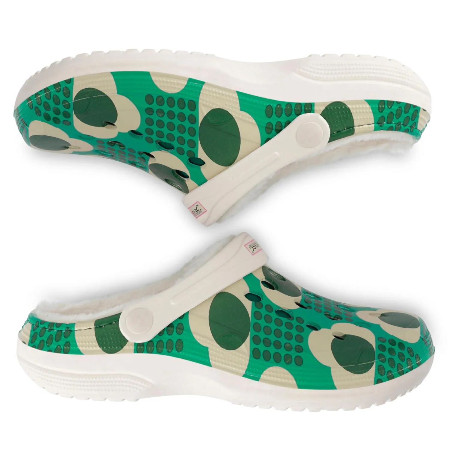 Orla Kiely - Damskie buty Cosy Clogs | Zielony