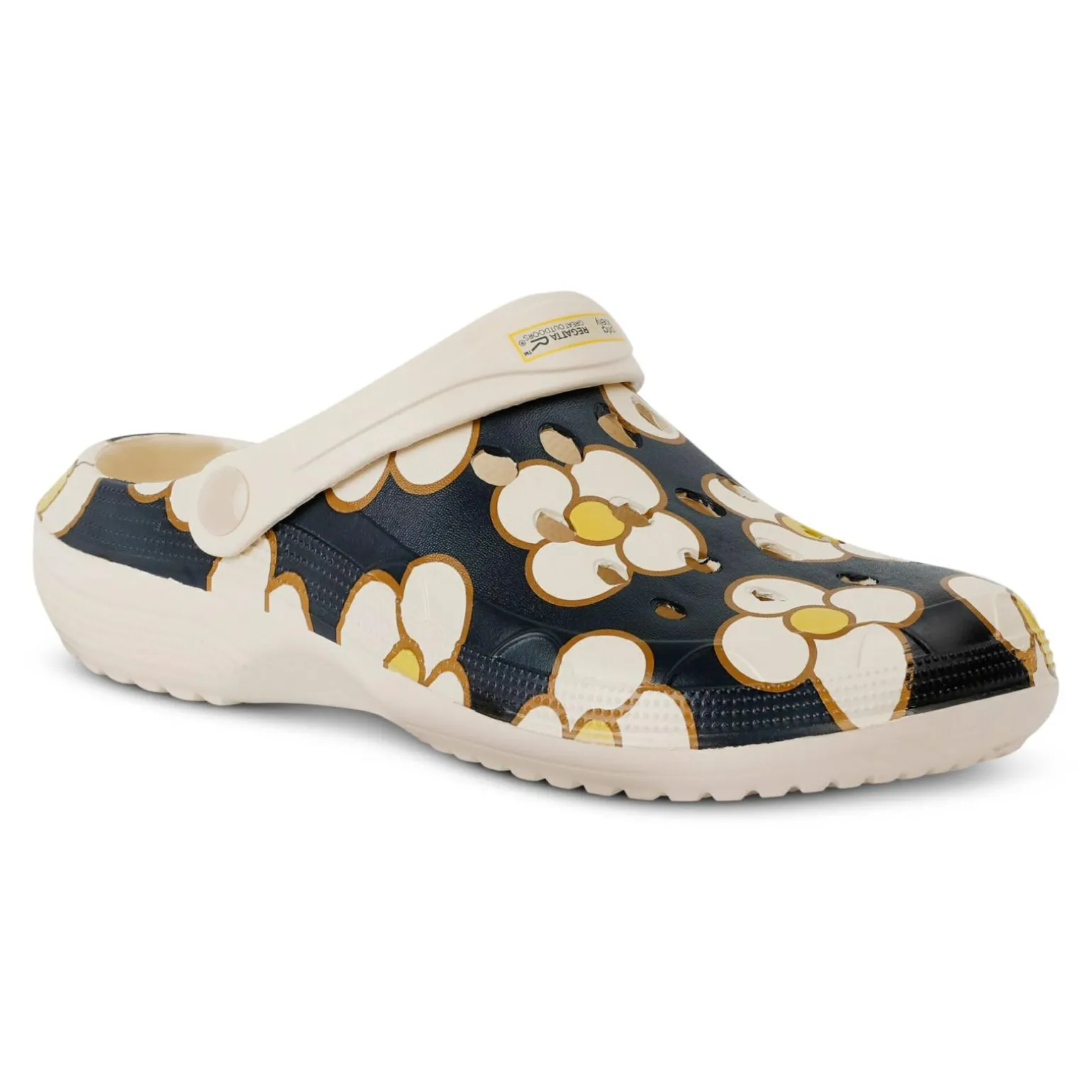 Orla Kiely - Damskie sandały Clog | Czarny