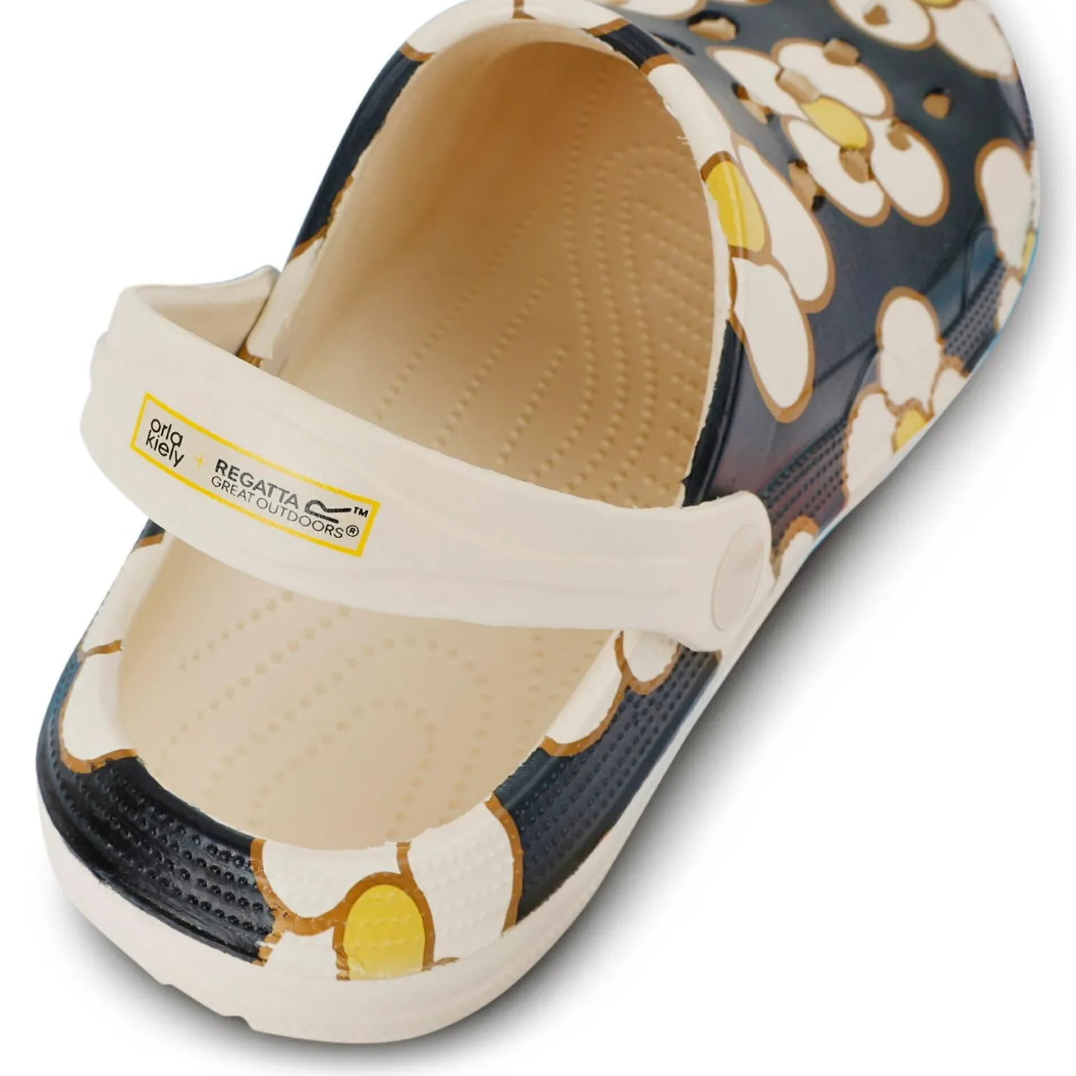 Orla Kiely - Damskie sandały Clog | Czarny