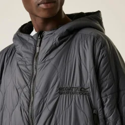 Unisex płaszcz plażowy Quilted | Szary