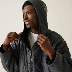 Unisex płaszcz plażowy Quilted | Szary