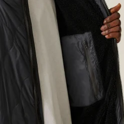 Unisex płaszcz plażowy Quilted | Szary