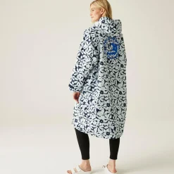 Unisex płaszcz plażowy wodoodporny Changing Robe | Niebieski