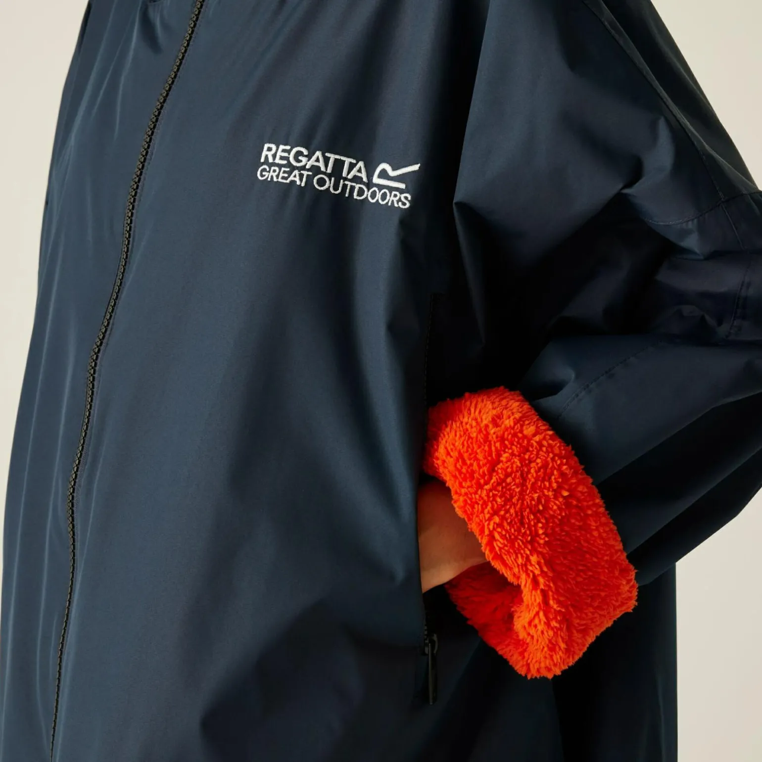 Unisex płaszcz plażowy wodoodporny Changing Robe | Niebieski