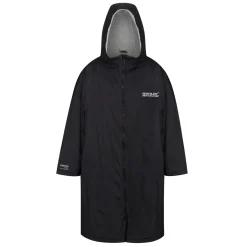 Unisex płaszcz plażowy wodoodporny Changing Robe | Czarny