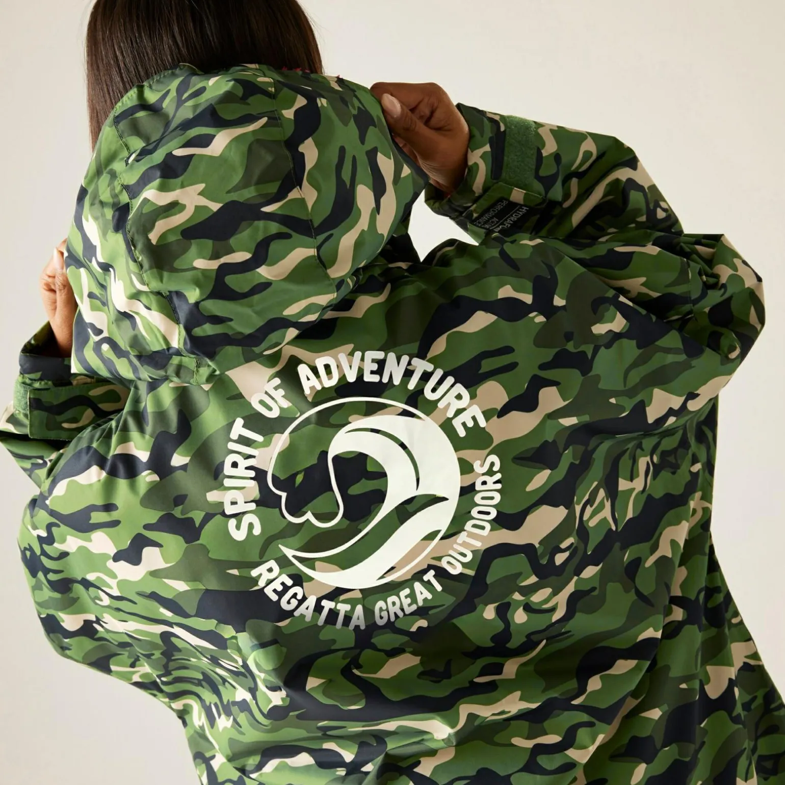 Unisex płaszcz plażowy wodoodporny Changing Robe | Jasnozielony