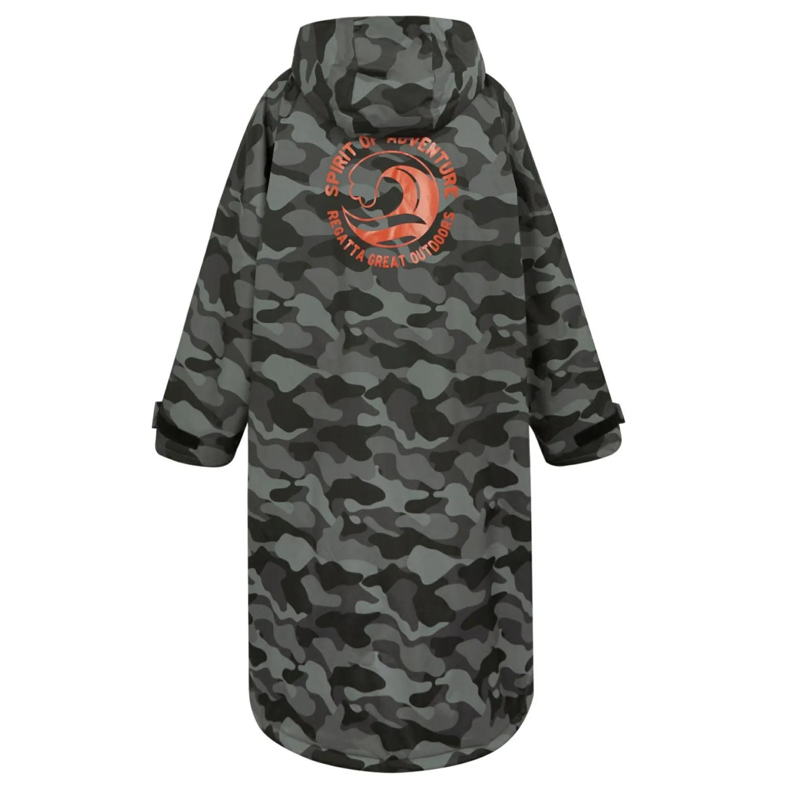 Unisex płaszcz plażowy wodoodporny Changing Robe | Szary