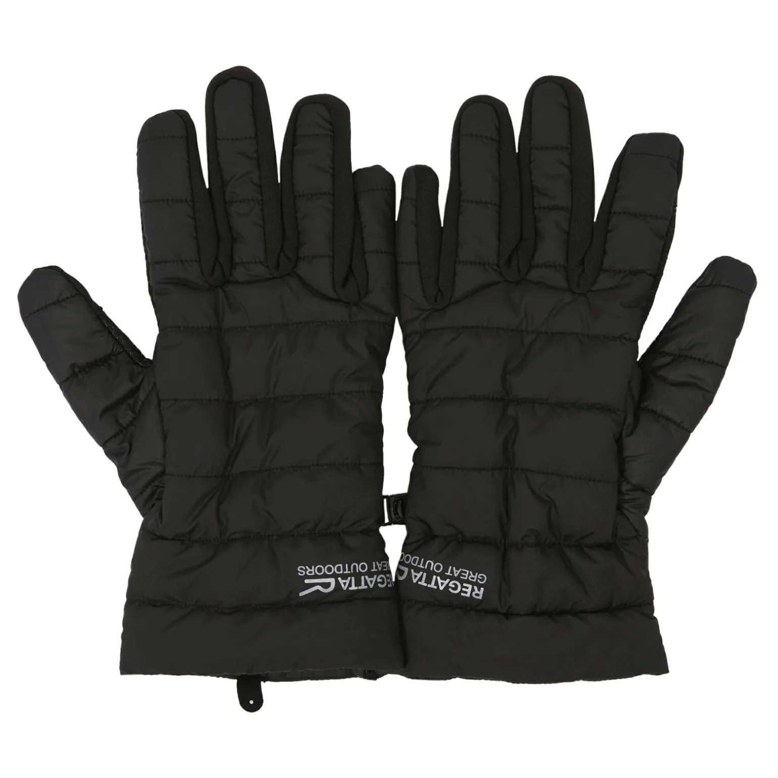 Unisex rękawiczki Padded Stretch | Czarny