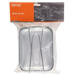 Zestaw naczyń turystyczny Mess Tin Set | Srebrny